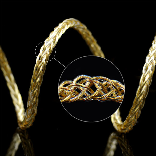 Yongse Sterling Silber Gold-Plated-Kopfhörer-Upgrade-Kabel für Shure 846 2,5/4,4 Balance 0.78 Sony Xielantu MMCX Senhaiie300/900 AKGN5005 QDC-Serie 3.5 Stereo+2,5+4.4