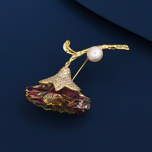 Marco Bizzarri carnation brooch, high-end women's exquisite glazed flower, simple and high-end corsage, temperament, suit pin, accessories gift, Teacher's Day gift for teacher, Mother's Day gift for mom