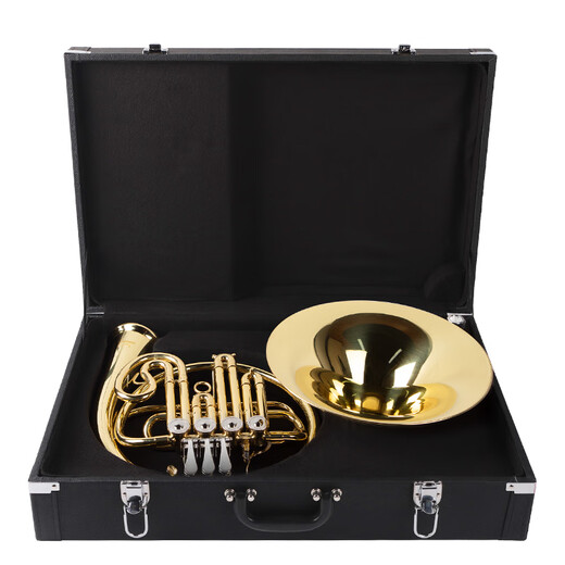 Bullfighter Horn Instrument de cuatro teclas Rendimiento de una sola fila Grado B Ajuste de plano para adultos y niños