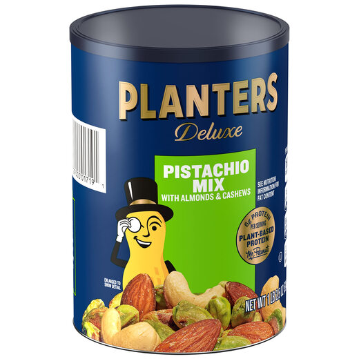 PLANTERS Gentleman Pistachio Mixed Nuts Salted 523g can