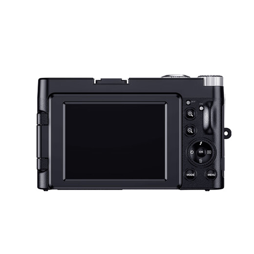 SONGDIAN DC101 Digital Camera 4K Micro Single Card Machine Entry-Level Point and Shoot Camera Small Home Flip Selfie Screen 64G Memory [Wide Angle Lens] Official Standard