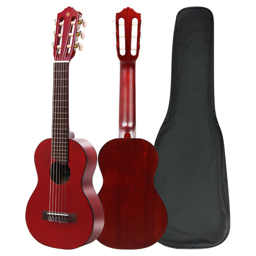 Yamaha (YAMAHA) Children's Guitar Lily GL1 Travel Men and Women Beginners Beginner Classical 6-string Mini Small Wooden Guitar Lili GL1 Red PBR 28-inch [Original Package]