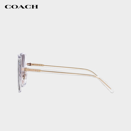 COACH【官方正品】眼镜太阳镜墨镜方形金属镜框女款0HC8368D51113661