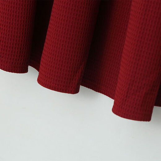 Weiyou Plus Size Women's Clothing Suit for Fat Sister Autumn Clothes for Fat mm Bridal Toast Clothes Back to the Door to Get Certificate Little Red Dress Rum Red 3XL The size is too large Recommended 170-190 Jin Jin is equal to 0.5 kg