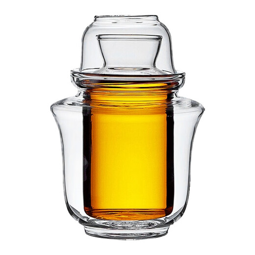 Doushi selected glass wine warmer household thickened heat-resistant glass wine pot white wine rice wine sake cup warming wine pot wine set wine warmer wine warmer three or two types