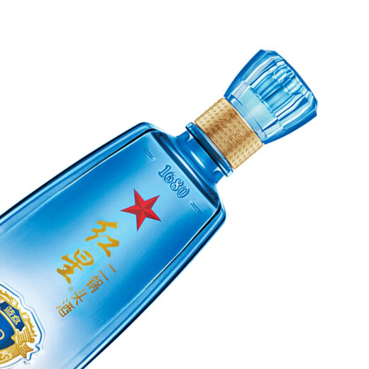Red Star Erguotou wine, refreshing fragrance type liquor, blue box 12 (pure grain brew) 43 degrees, 500ml*1 bottle, single bottle gift box