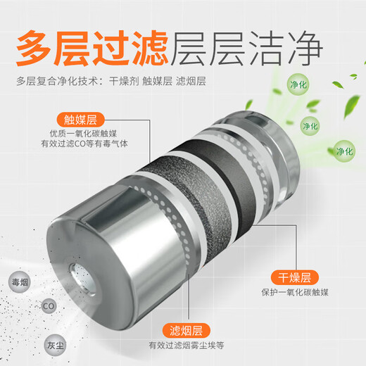 Fire mask, anti-smoke and gas mask, hotel national standard 3C certified household fire escape fireproof TZL30 filter self-rescue respirator, 12-piece set for home fire protection