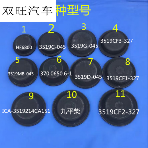 Soxw General Truck Split Pump Leder Schüssel Dongfeng 140/153 Jiefang Jianghuai Fuhua Bridge 151 Bremsfilmzubehör 153 Front 3519g/16,5*3,5