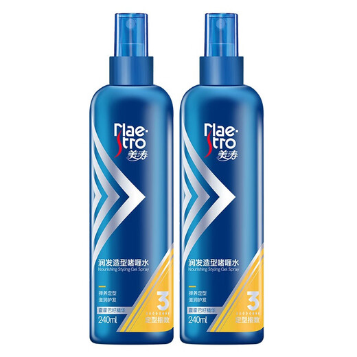 美涛（Maestro） 美涛清爽保湿润发造型定型啫喱水 240ml*2瓶 2瓶4星清爽保湿啫喱水 480ml