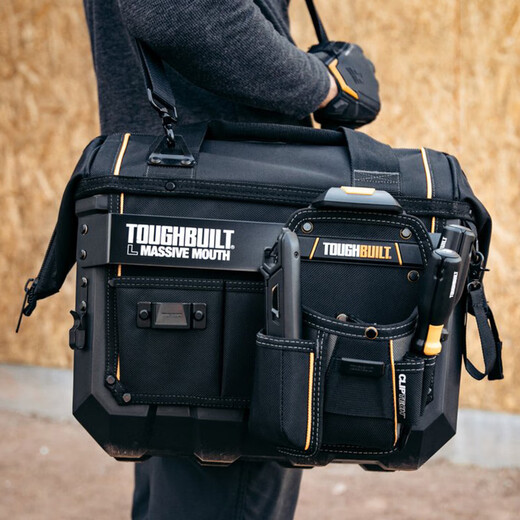 TOUGHBUILT portable tool bag quick-hook combination storage bag household multi-functional waterproof hard bottom large opening tool box TB-CT-62-16A inch portable tool bag