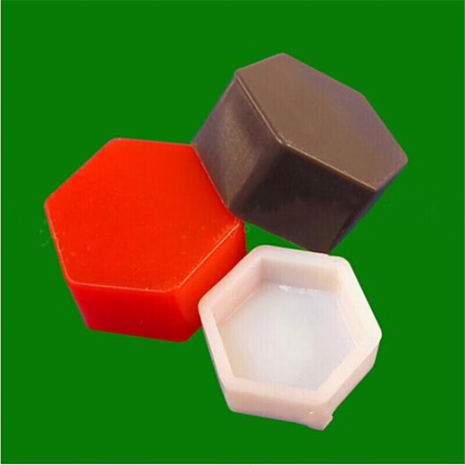 Shantou Lincun nut protective cap screw cap cover plastic round head decorative cover hexagonal protective sleeve bolt cover M12*19100 only package