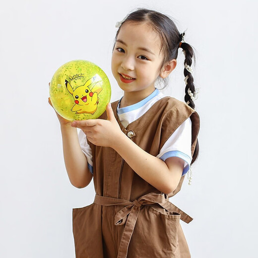 Haha Ball Kinderspielzeug Basketball Fußball 1-3 Jahre alter Baby Patch Ball kleiner Ball Outdoor Spielzeugball Pikachu 6-Zoll Happy Ball G3887