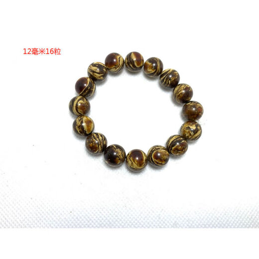 Canbei Fushun amber natural 108-grain root amber flower bracelet old-style hand-polished 10mm single circle 18-grain with Buddha head