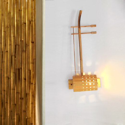 
CLCEY Japanese-style tatami bamboo lanterns personalized creative Chinese restaurant aisle lights B&B hotel bamboo art bedside wall lights M MB9195