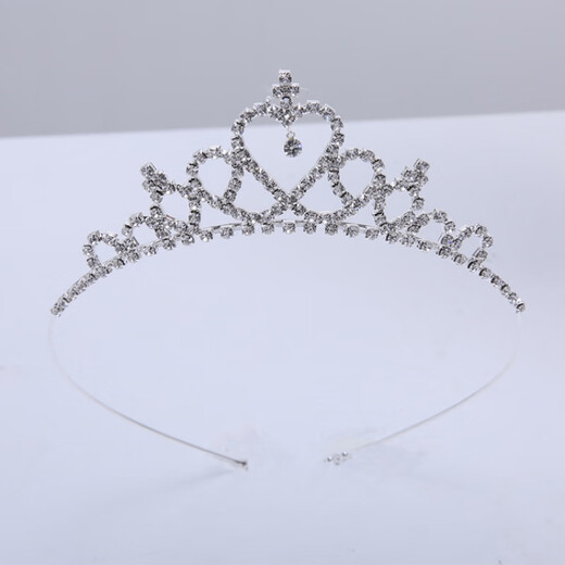 Xiaoka Yi Nong Japanese and Korean style children's rhinestone crown princess tiara bride wedding crystal baby little girl's birthday hairpin accessories