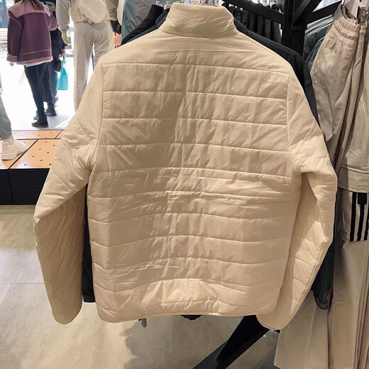 Adidas Clover Cotton Clothing Men's Fall and Winter Thin Warm Cotton Clothing Stand Collar Windproof Sportswear Casual Jacket HL9215 HL9214 3XL