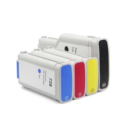 京昇适用惠普HP 728号墨盒HP DesignJet T730 T830绘图仪墨盒728打印机墨盒 728 三色（青黄红）套装