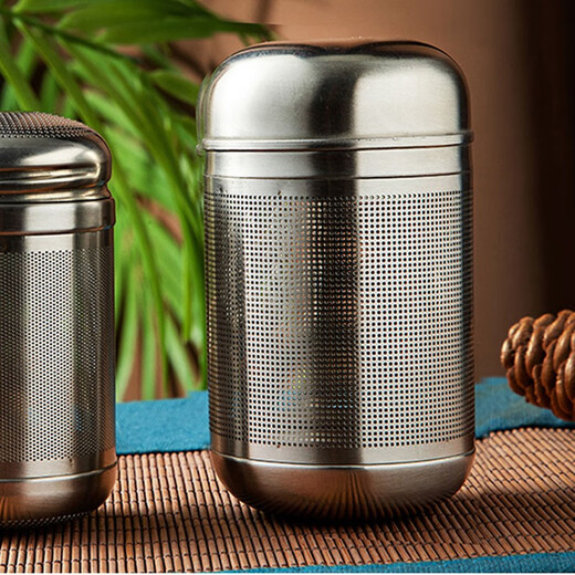Chunyi 316 stainless steel stewed teapot tea warehouse large tea leak tea filter tea filter 316 tea warehouse (large size) 9x5cm 1 piece