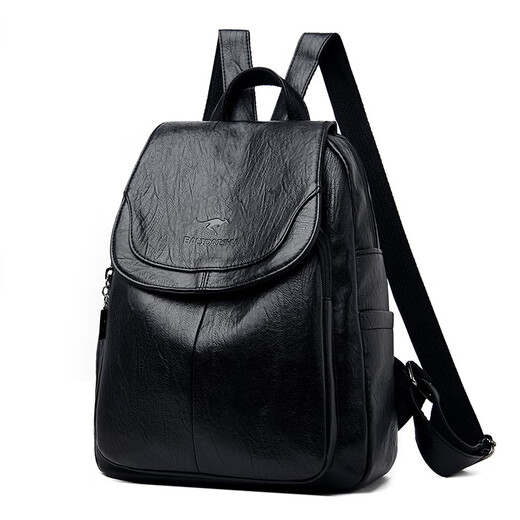 Mochila fresca para mujeres nuevas mochila de moda con patrón de piel de oveja gran capacidad coreana versátil bolso de madre para mujeres