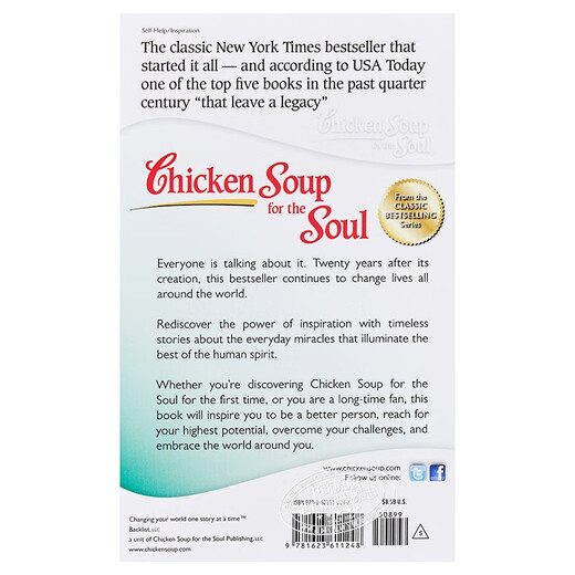 英文原版 Chicken Soup for the Soul 心灵鸡汤 英文原版 励志经典 Jack Canfield