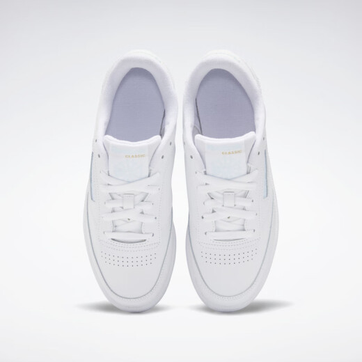 Reebok Women's Shoes Club C 85 Classic retro versátil CREEM CREMA CRÁFICA BLANCA GY9735 26 Tamaño chino 40 (CM) US9