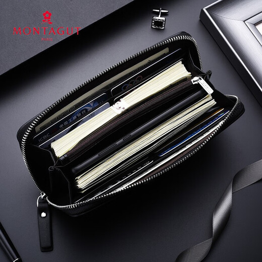 Mengte Beau sac masculin sac à main pour homme à la main Graquage de vache de vache pour hommes sac à main pour hommes longs enveloppe chinois Gift de la Saint-Valentin