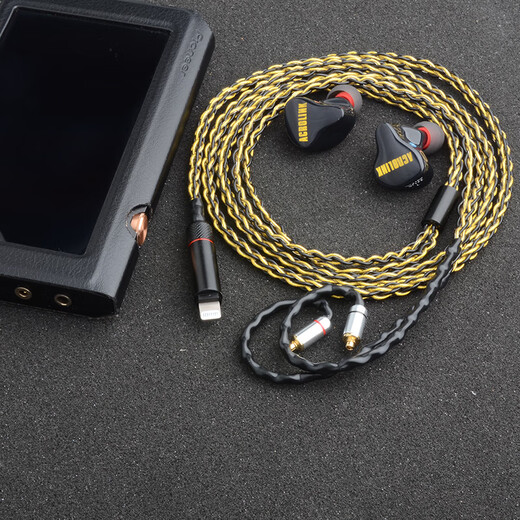 Acrolink Shure 846 Cable de actualización MMCX Balance Cable 535 W40 SE215 NA3P Auriculares Cable Tipo-C Interfaz dedicada MMCX