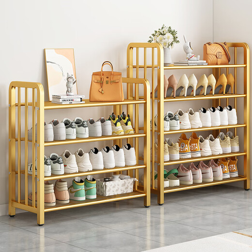 
Shunyou shoe rack household door multi-story indoor bedroom shoe cabinet rental storage 80cm five-layer cream white SY-902