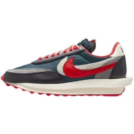 耐克（NIKE）Sacai X  VaporWaffle 三方联名解构运动休闲男女跑步鞋 DJ4877-300 黑蓝红 40