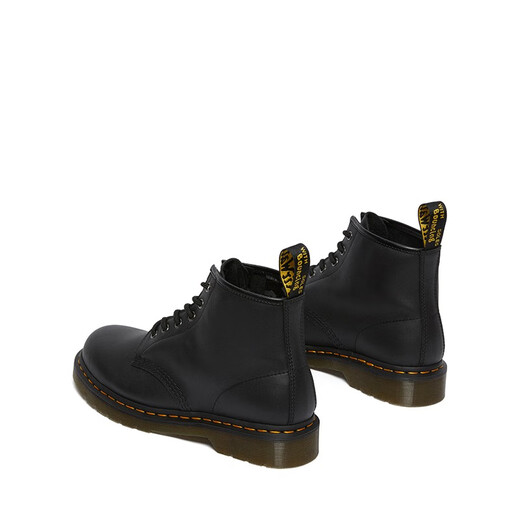 马丁（DR.MARTENS）101 Nappa男女夏季舒适百搭软皮黑色女短靴马丁靴 黑色 38 偏大，推荐小一码