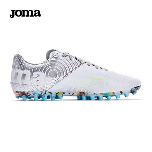 JOMA西班牙足球鞋男成人MG短钉专业足球训练鞋人工草地沙地球鞋运动鞋 白银 42