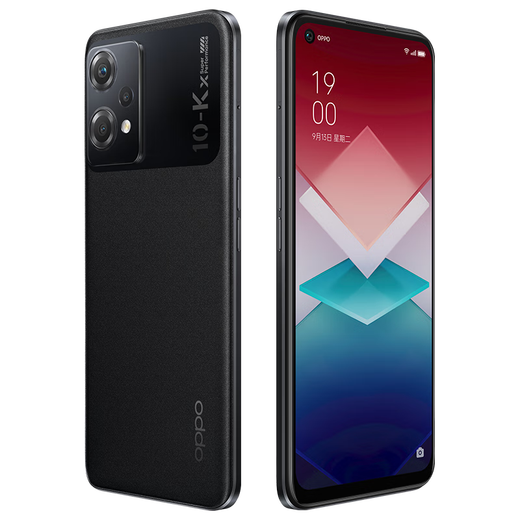 OPPOK10x 67W超级闪充 5000mAh 120Hz高帧屏 6400万三摄 高通骁龙695 拍照5G手机 K10X 极夜 12GB+256GB