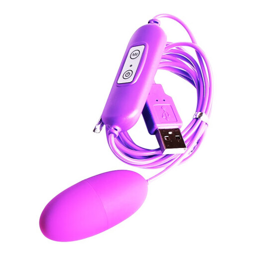 Yuji Sexy Vibrator USB Vibrator Directly Plugged into Mobile Phone Charging Waterproof Strong Shock Frequency Conversion Female Masturbator Stimulates Adult Sex Toys USB Single Vibrator Purple