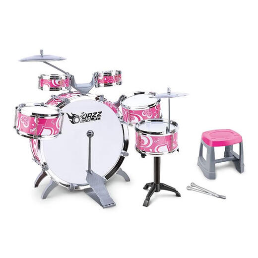 
Phonghan drum set adult children middle school students beginner percussion instrument performance jazz drum instruments collection upgraded thickened new horse black + drum score + drum belt