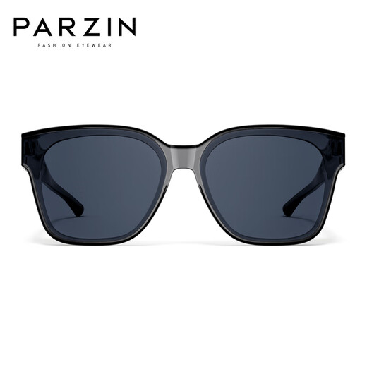 Parzin polarisierte Sonnenbrille für Männer und Frauen Fan Chengcheng gleicher Stil Leichtes tragbares Myopia -Spiegel Fahren Sonnenschutz Sonnenbrillen PZ12116 Transparent Grey