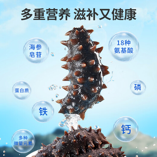 渔游记（YUYOUJI） 大连冷冻即食海参礼盒2斤30-40头辽刺参 固形物≥60%海鲜水产