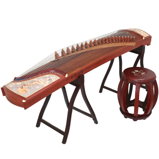 Dunhuang -Marke Guzheng 694KK -Serie Banana Fenster Nacht Sprache Performance Guzheng Shanghai Nationales Musikinstrumentenfabrik 1 694RR Fairy Bild (vollständige Set an Zubehör)