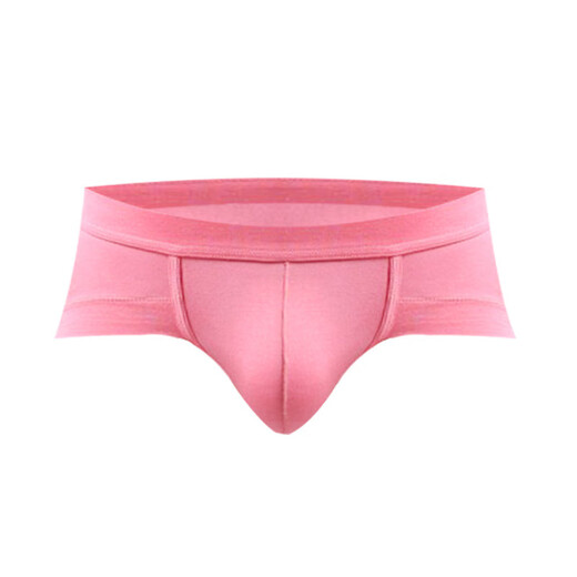 Ye Zimei men's underwear briefs modal low waist sexy u convex bag white small boxer shorts trendy black XXXL