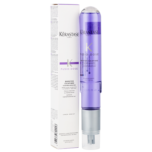 卡诗（KERASTASE）活力胶强韧精华液 急救发芯减少断发 精粹液 烫染护理 凝色精粹液 120ml*1支