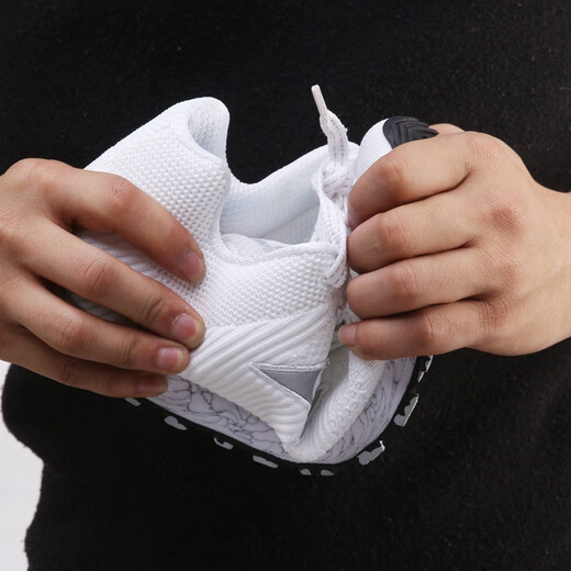 Haililes (Gesundheit) High School -Aufnahmeprüfung Sportschuhe für Schüler, Leichtathletik -Sportschuhe für Männer und Frauen, Stehen Weitsprung Running Seil springen Kilometer Prüfungsschuhe 868 Weiß (Standardgröße) 38