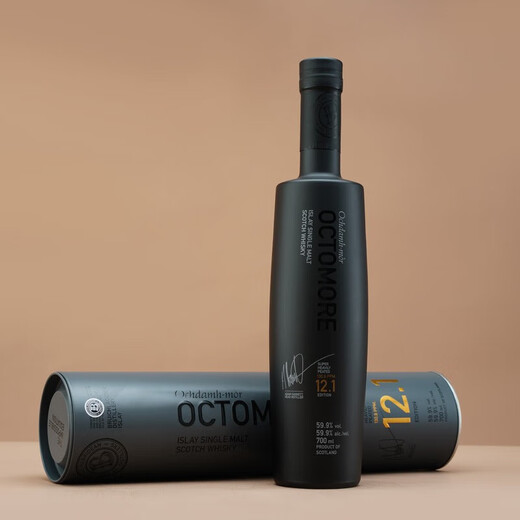 布赫拉迪（Bruichladdich）洋酒苏格兰单一麦芽威士忌超重泥煤味 泥煤怪兽限量版12.1号