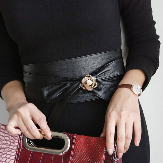 Xiaose silk scarf buckle high-end brooch waist knotted clothes hem pin silk scarf dual-purpose corsage birthday gift flower scarf button XZ0174