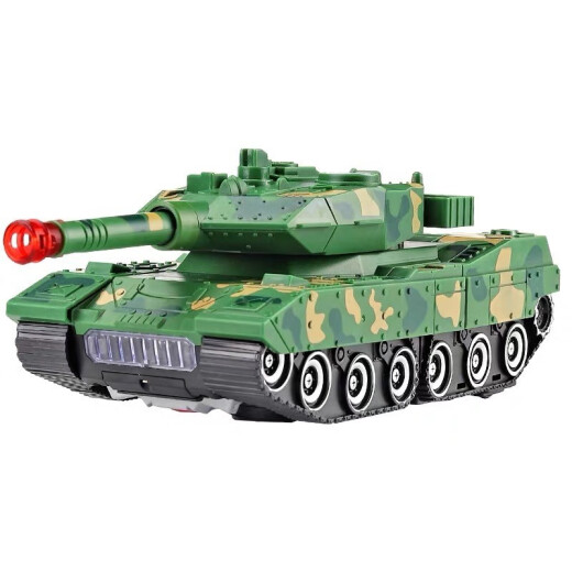 MAIERFEILE mini tank rechargeable toy deformation robot sound and light electric stunt car simulation model armored vehicle 28cm sound and light deformation tank (with charging set)