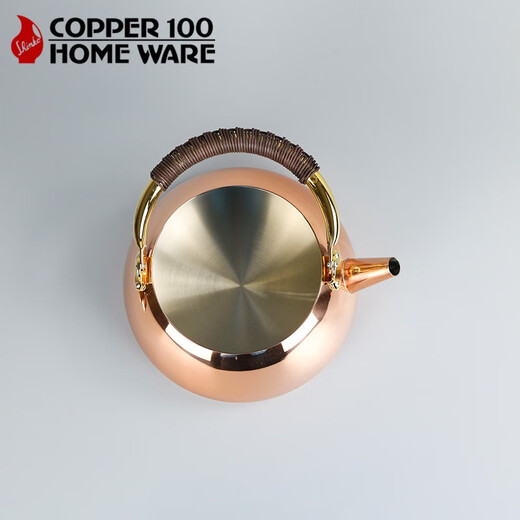 COPPER 100 HOME WARE Japanese original imported Shinkotang copper kettle soup boiling tea kettle boiling kettle tea kettle copper kettle copper kettle copper supplement 2.3L 2L