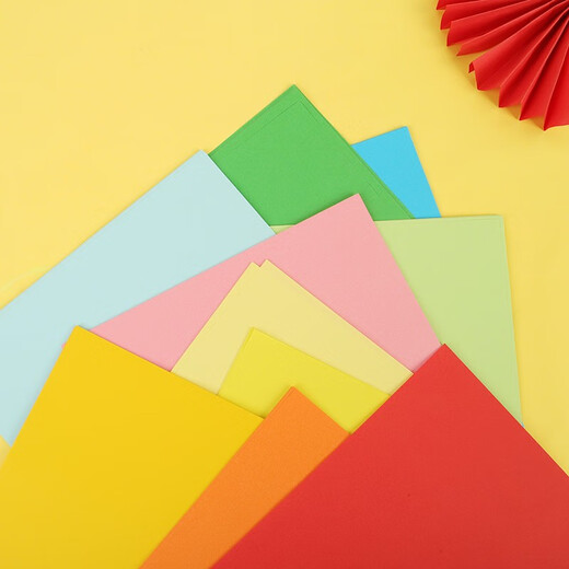 Tianzhang (TANGO) Handmade origami DIY colored paper 65*65mm/Children's student handmade paper cutting little star thousand paper crane kindergarten early education supplies Spring Festival origami 400 sheets/10 colors 70g