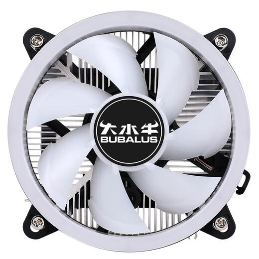 BUBALUS L8 CPU air cooling radiator (supports INTEL1151/1200/i3/i5/i7/i9/desktop computer radiator/9CM fan/colorful RGB/comes with silicone grease)