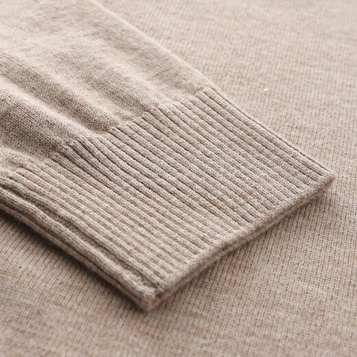 Chunzhu shopping mall same style 100% sheep wool V-neck wool sweater for young and middle-aged people knitted cardigan coat wool Su Yunlan L 110CM