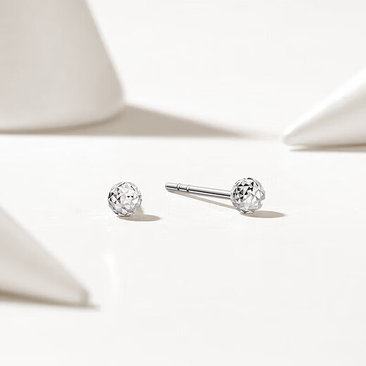 Trendy Acer modern PT950 platinum earrings for women, fashionable commuting, birthday gift for girlfriend, priced, one pair, about 0.65g