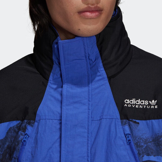 Adidas new Clover men's winter outdoor workwear comfortable warm down jacket hooded windproof jacket jacket top H13578 2XL