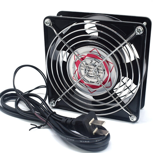 Yudu 12038KTV Gabinete Ventilador de enfriamiento 220V soldado de soldado escape de humo Pequeño ventilador de flujo axial de 120 mm Ventilador de alimentación